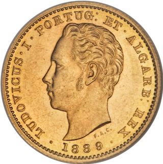 5000 Reis - Luiz I 1867-1889 - Portogallo
